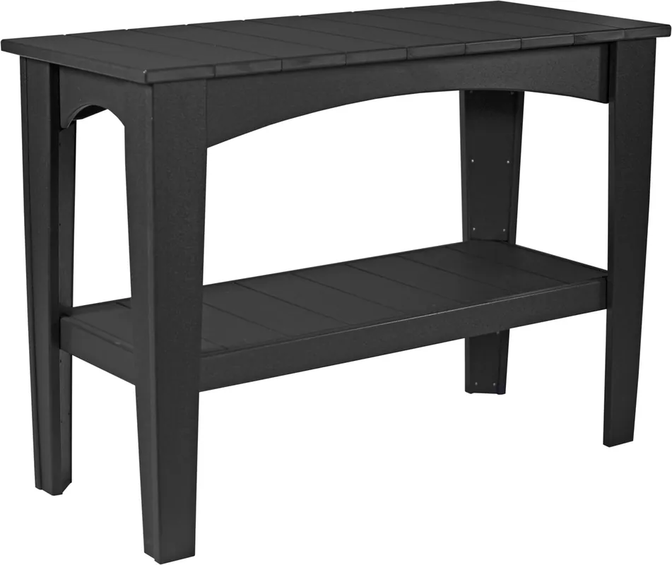 Amish Outdoors Island Black Buffet Table