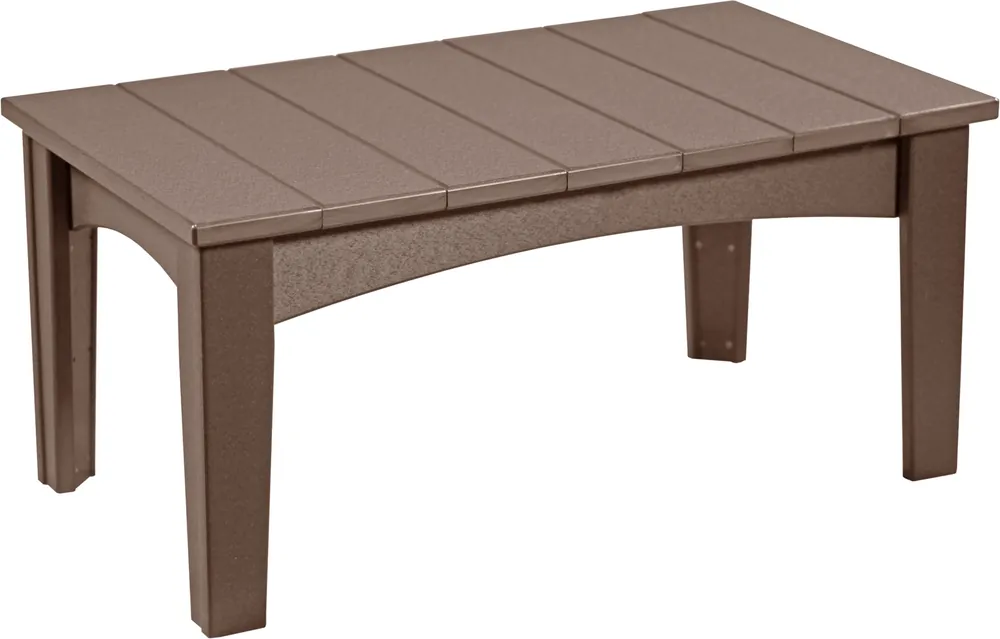 Amish Outdoors Island Chestnut Coffee Table