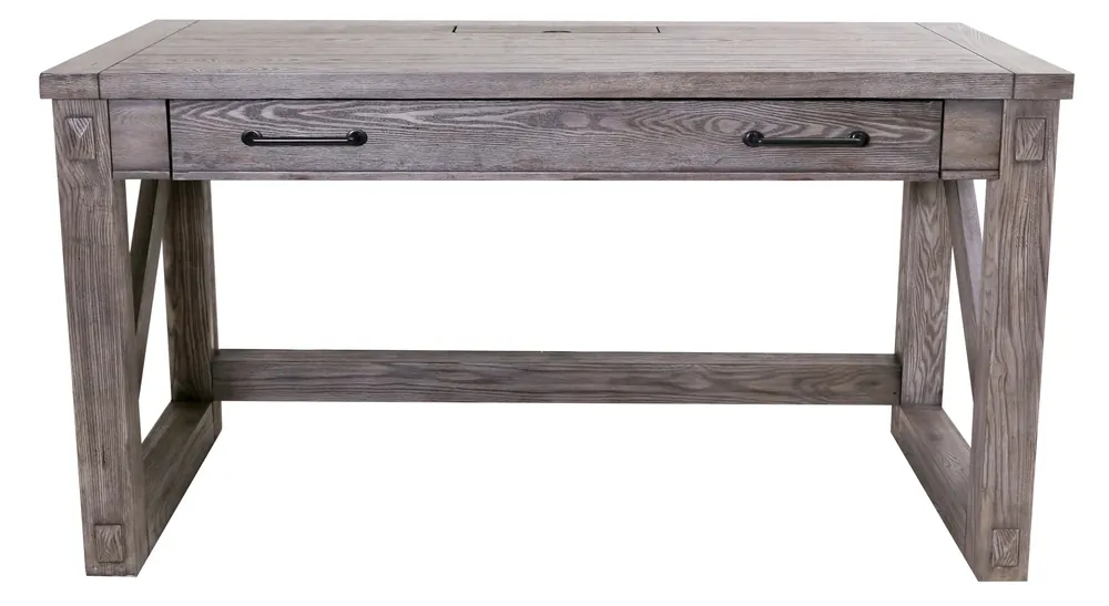 Martin Furniture Avondale Rustic Gray Writing Desk