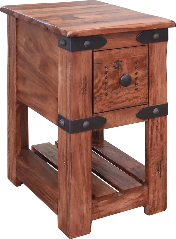 Int'l Furniture Parota Chairside Table