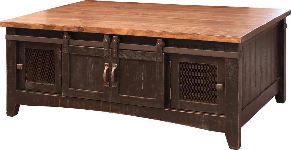 Int'l Furniture Pueblo Black Coffee Table