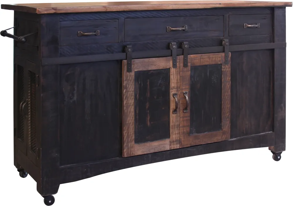 Int'l Furniture Pueblo Black Island