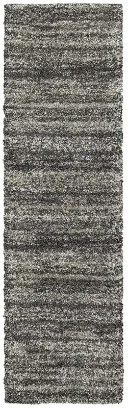 Sphinx Henderson Rug in Striped Gray - 2.3 x 7.6