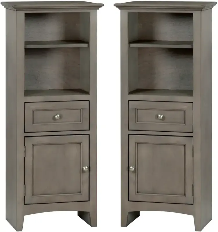 Whittier Wood McKenzie Fieldstone Bookcase Piers (Set Of 2)