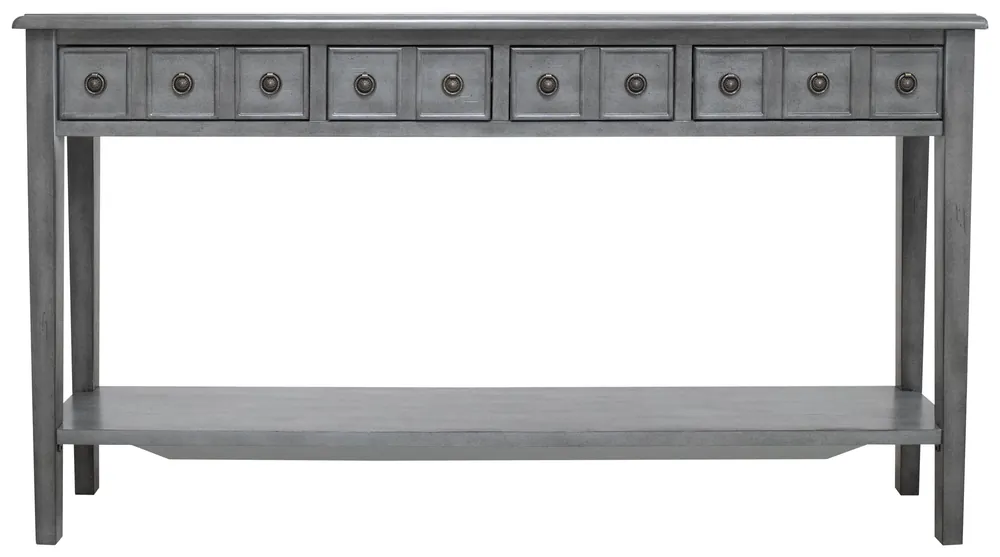 Powell Sadie Gray Console Table