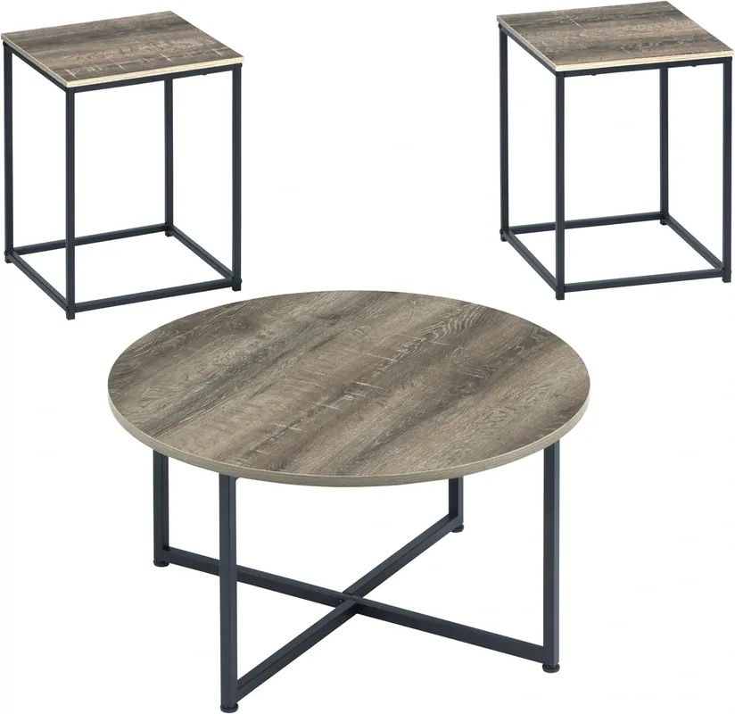 Ashley Wadeworth Coffee Table & 2 End Tables