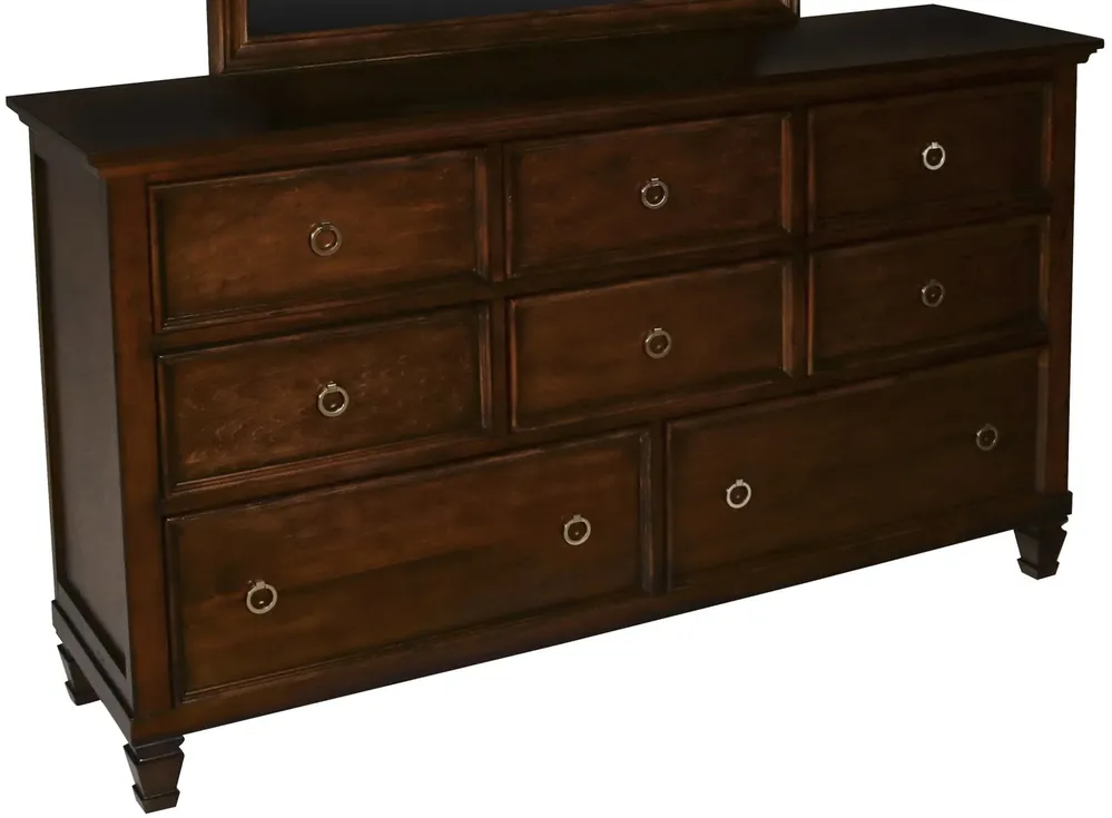 New Classic Tamarack Brown Cherry Dresser