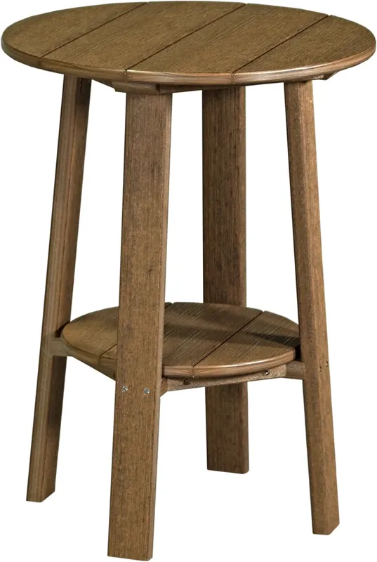 Amish Outdoors Deluxe 28-Inch Antique Mahogany Side Table
