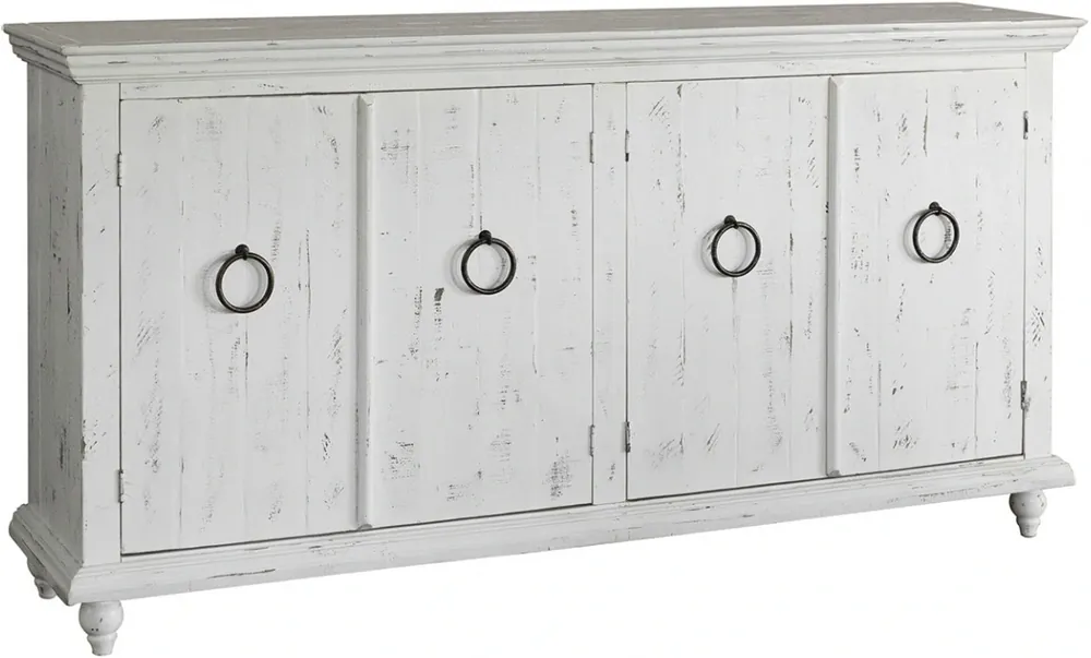 Int'l Furniture Capri White Console