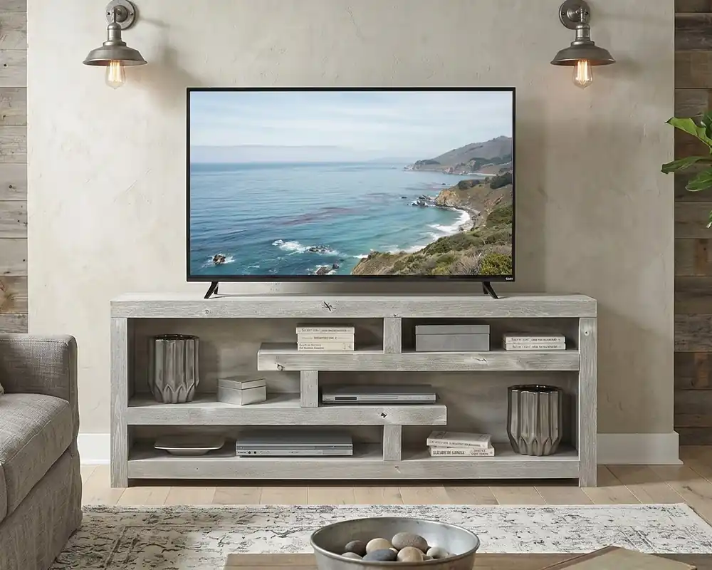 Aspen Avery Loft Limestone 72" Open Console