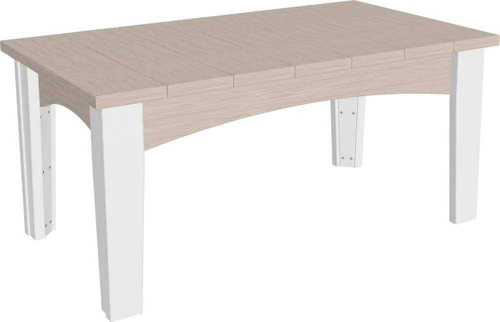 Amish Outdoors Island Birch/White Coffee Table