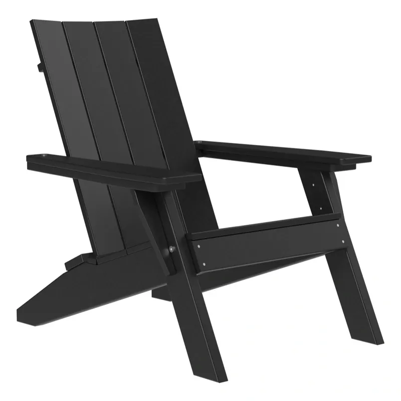 Amish Outdoors Urban Black Adirondack Chair