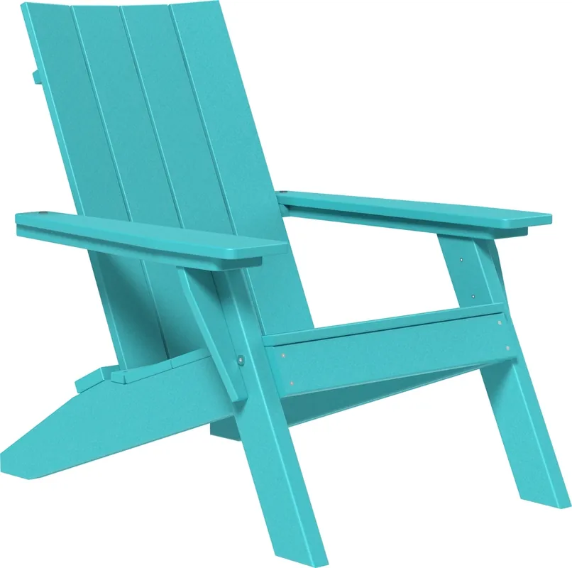 Amish Outdoors Urban Aruba Blue Adirondack Chair