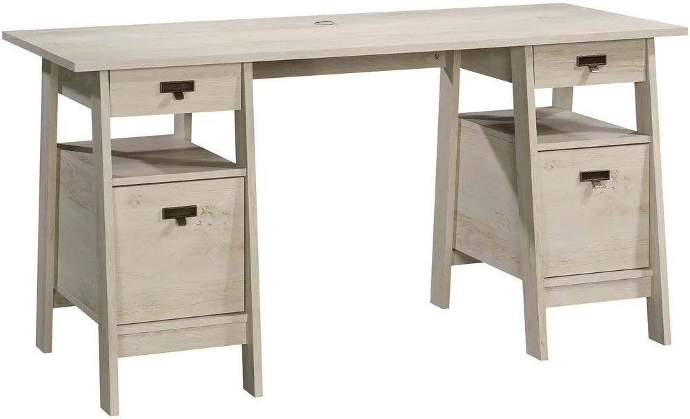 Sauder Trestle Executive Desk