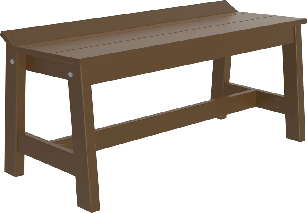Amish Outdoors Luxcraft Chestnut 41-Inch Cafe Dining Bench
