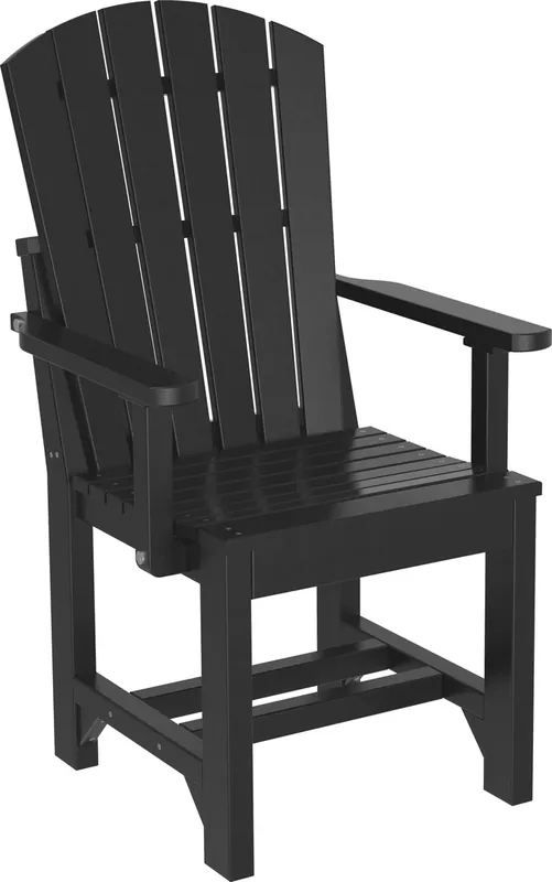 Amish Outdoors Black Adirondack Arm Chair