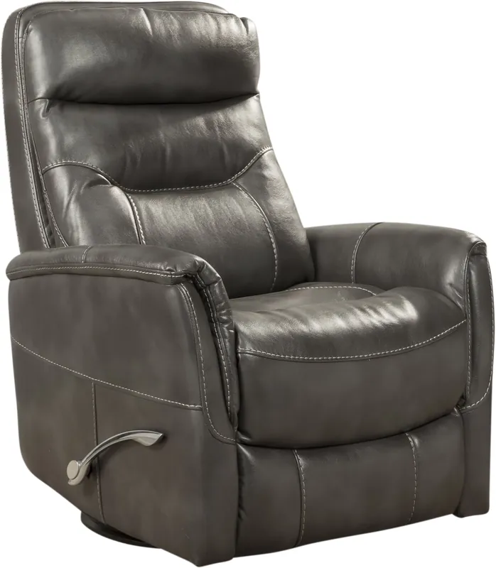 Parker House Gemini Swivel Glider Recliner in Flint