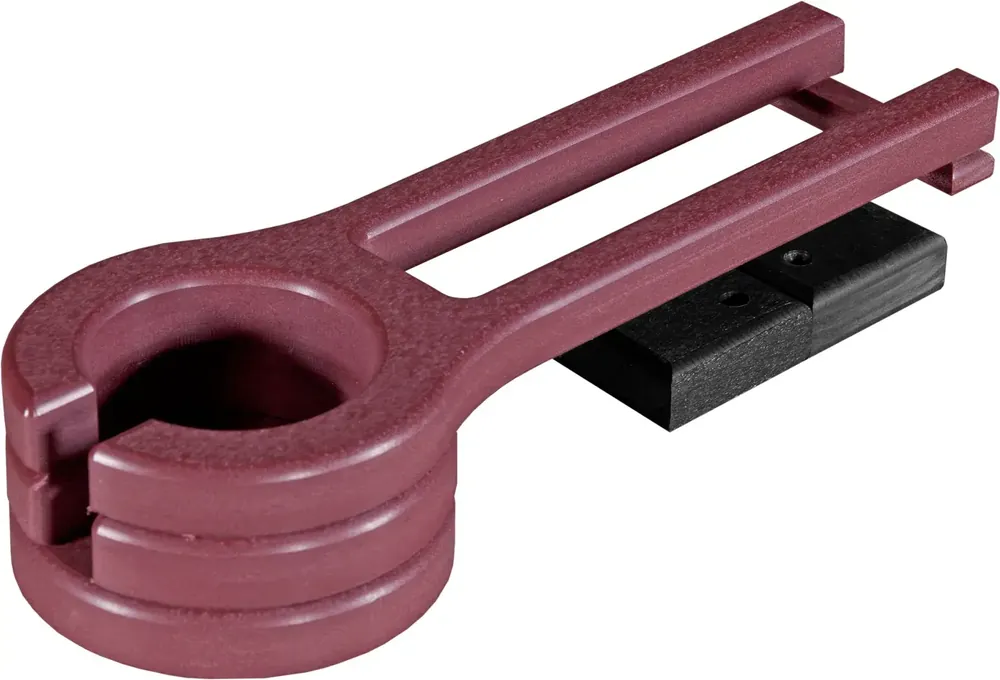 Amish Outdoors Adirondack Glider Cherry/Black Slideout Cup Holder