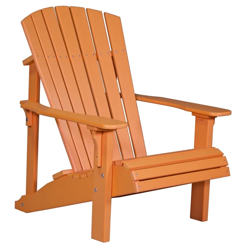 Amish Outdoors Deluxe Tangerine Adirondack Chair