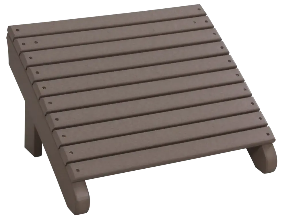 Amish Outdoors Deluxe Weatherwood Adirondack Chair Footrest