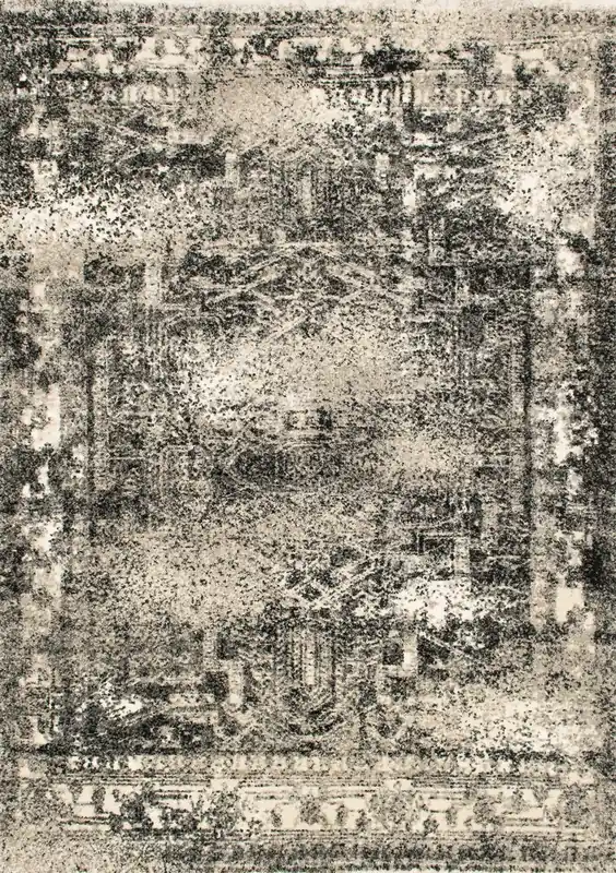 Loloi Viera Rug in Black - 8.11 x 12.5