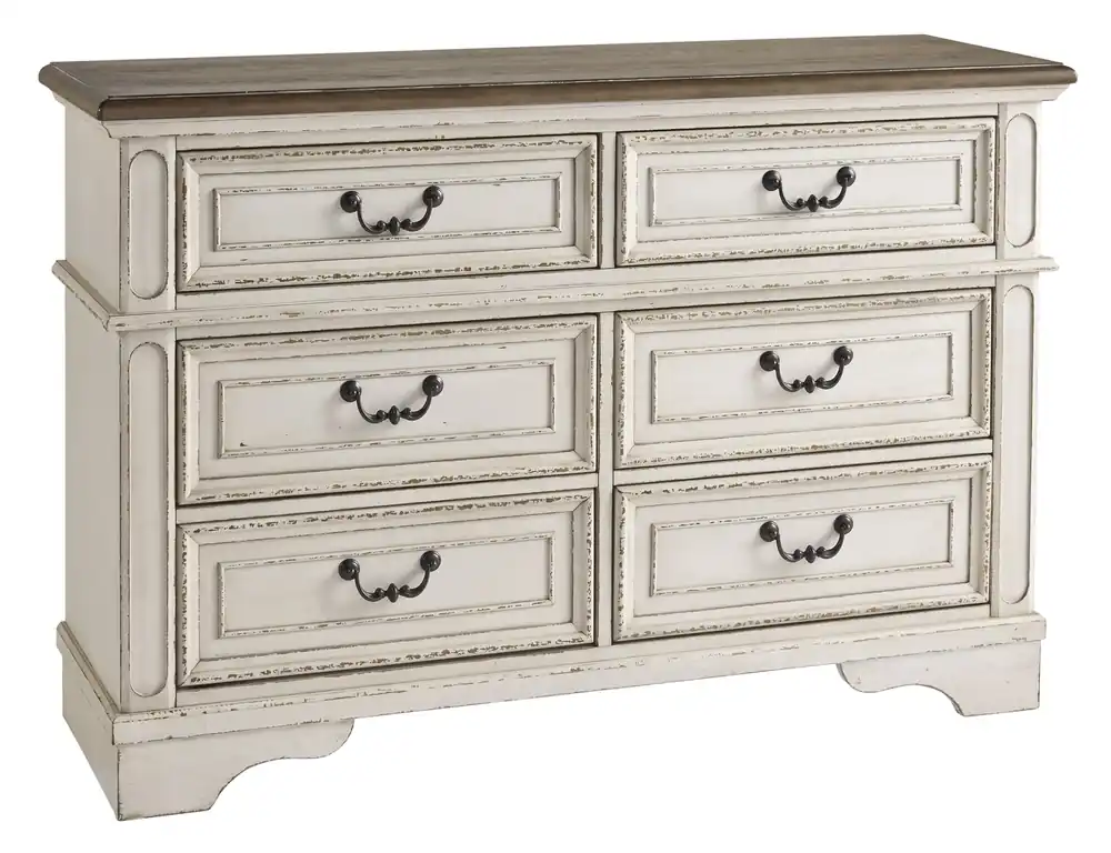 Ashley Realyn Youth Dresser in Antique Two-Toned Finish
