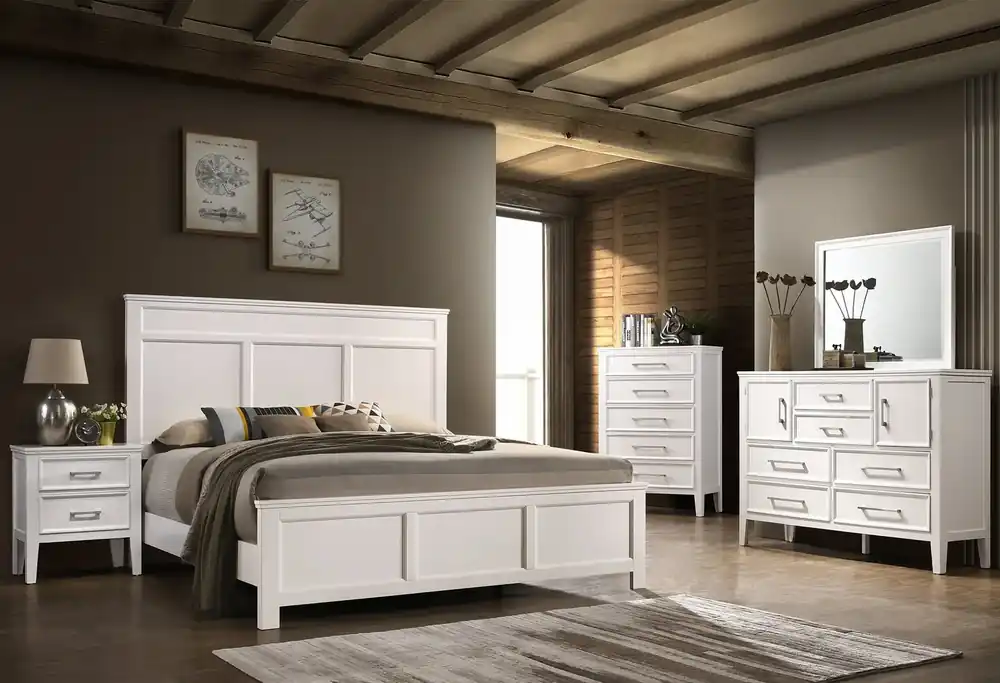 New Classic Andover White Mirror
