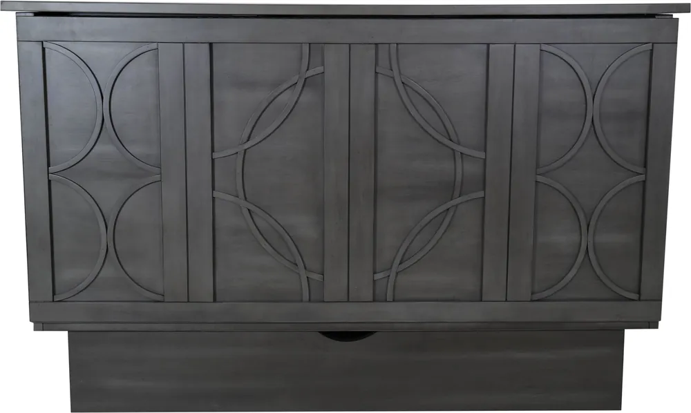 Arason Enterprises Brussels Charcoal Queen Cabinet Murphy Bed