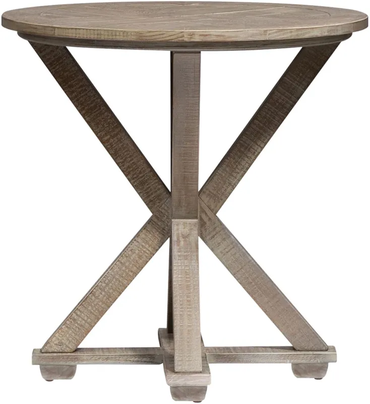 Liberty Parkland Falls Round End Table