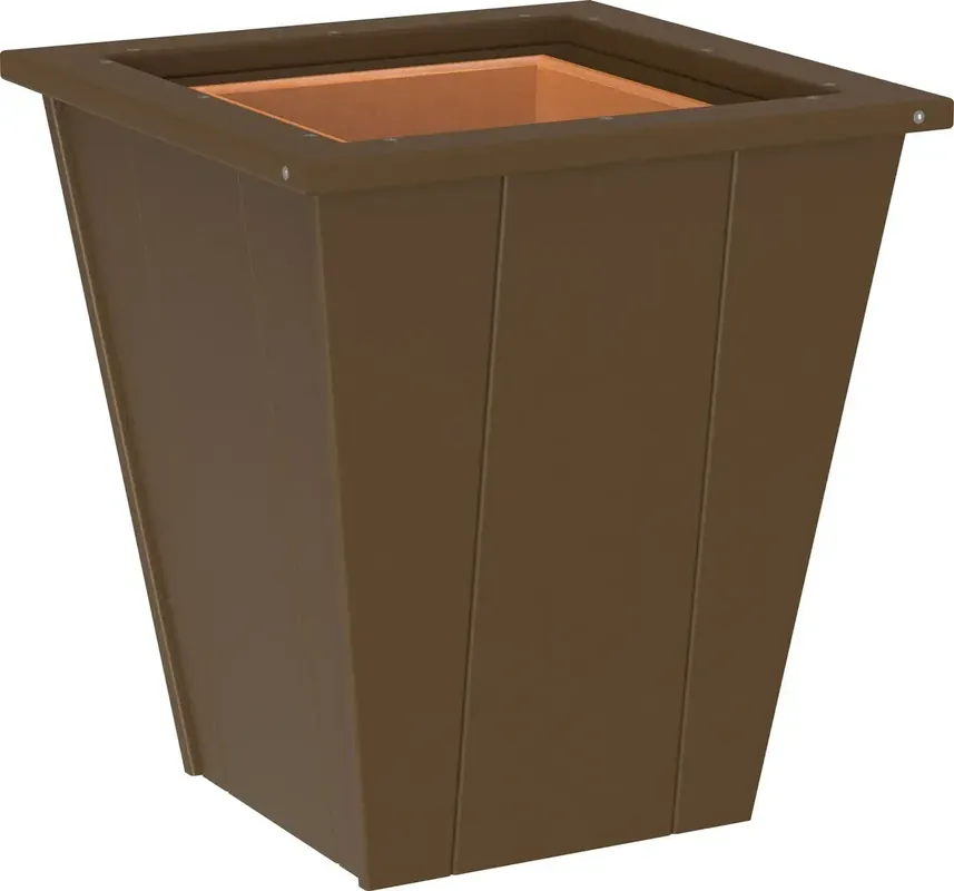 Amish Outdoors Elite 18-Inch Chestnut Planter
