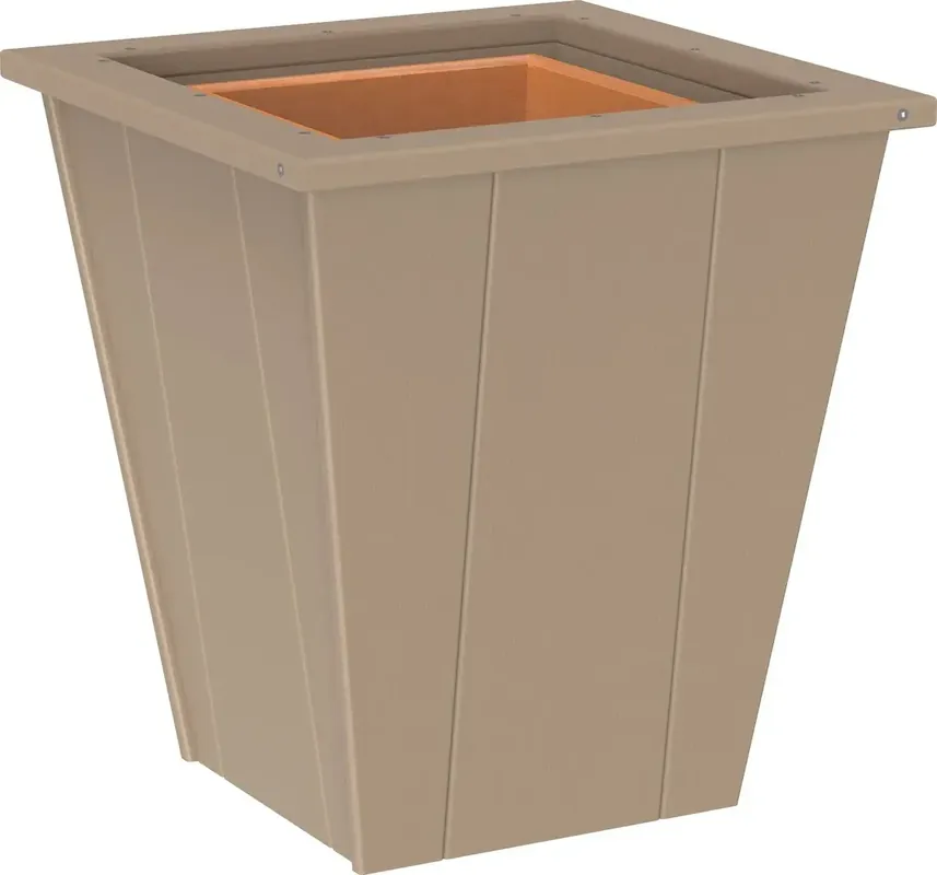 Amish Outdoors Elite 18-Inch Weatherwood Planter