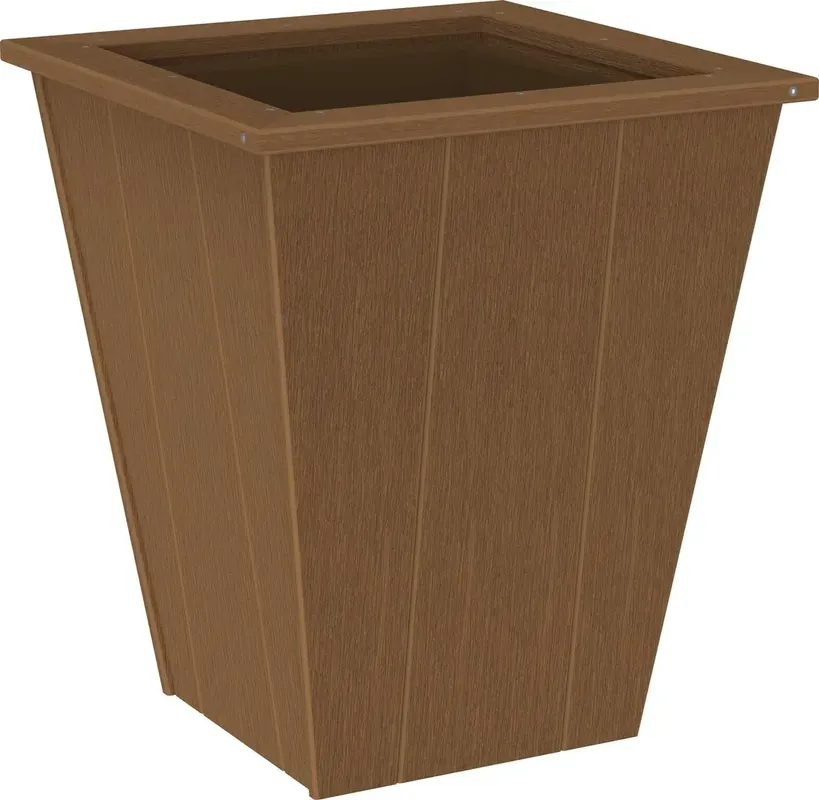 Amish Outdoors Elite 22-Inch Antique Mahogany Planter