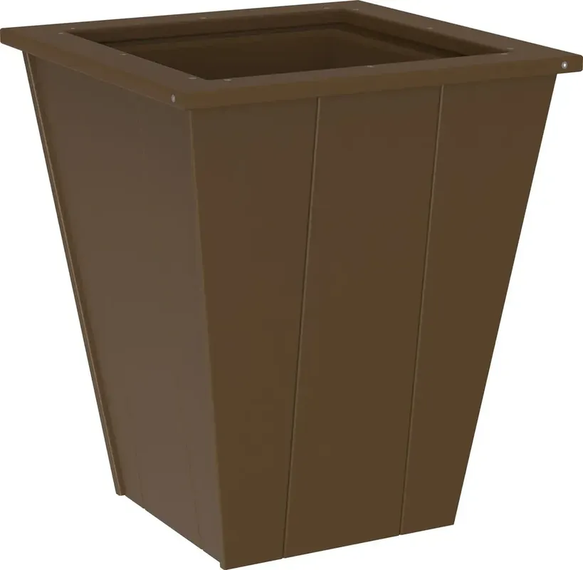 Amish Outdoors Elite 22-Inch Chestnut Planter