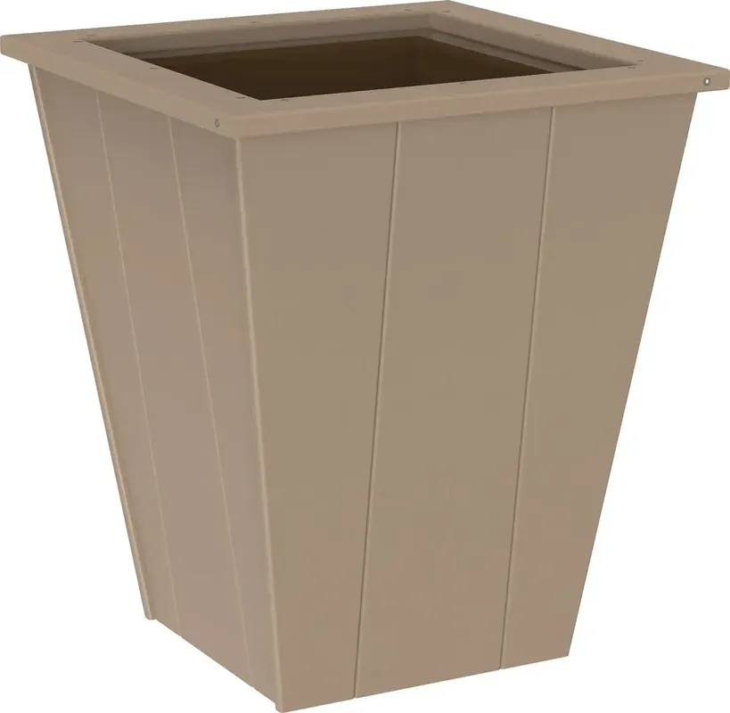 Amish Outdoors Elite 22-Inch Weatherwood Planter