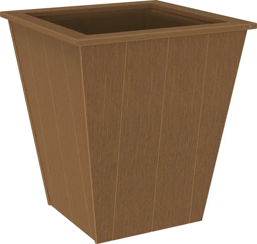 Amish Outdoors Elite 26-Inch Antique Mahogany Planter