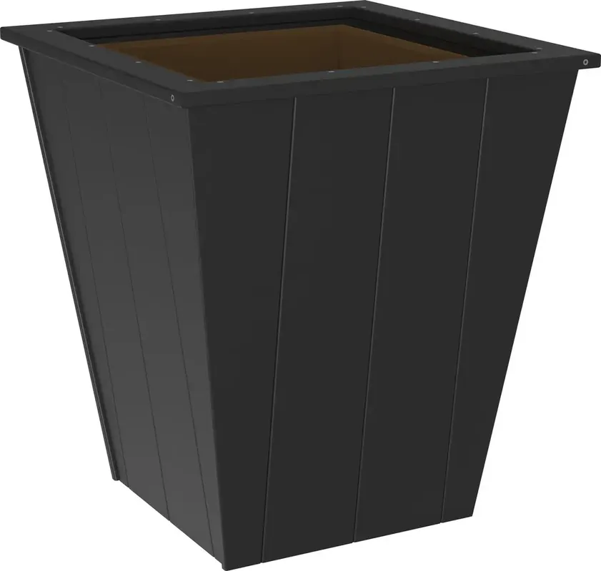 Amish Outdoors Elite 26-Inch Black Planter