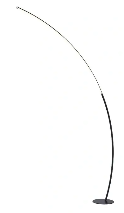 Lite Source Monita Black Monita Arc Floor Lamp