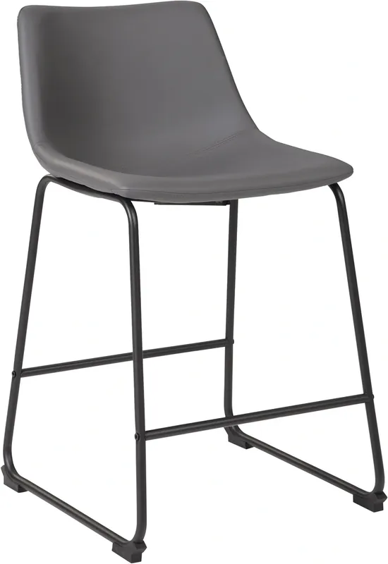 Ashley Centiar Gray Counter Stool