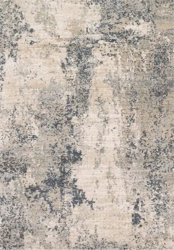 Loloi Teagan Rug in Natural Denim - 5.3 x 7.6