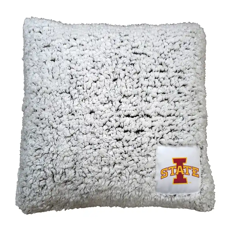 Logo Brands Iowa State Cyclones Frosty Fleece Throw Pillow - 16 x 16