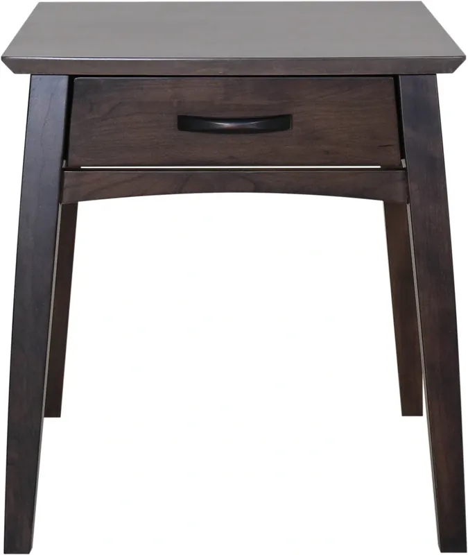 Oakwood Industries Dover End Table in Cherry Vista/Maple Driftwood
