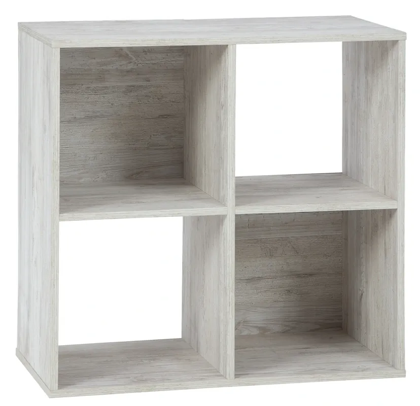 Ashley Paxberry Whitewash Four Cube Organizer