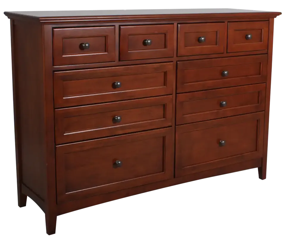 Whittier Wood McKenzie 10-Drawer Dresser