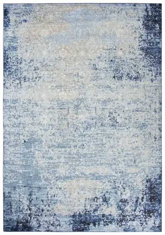 Rizzy Encore Rug in Blue - 5.2 x 7.3