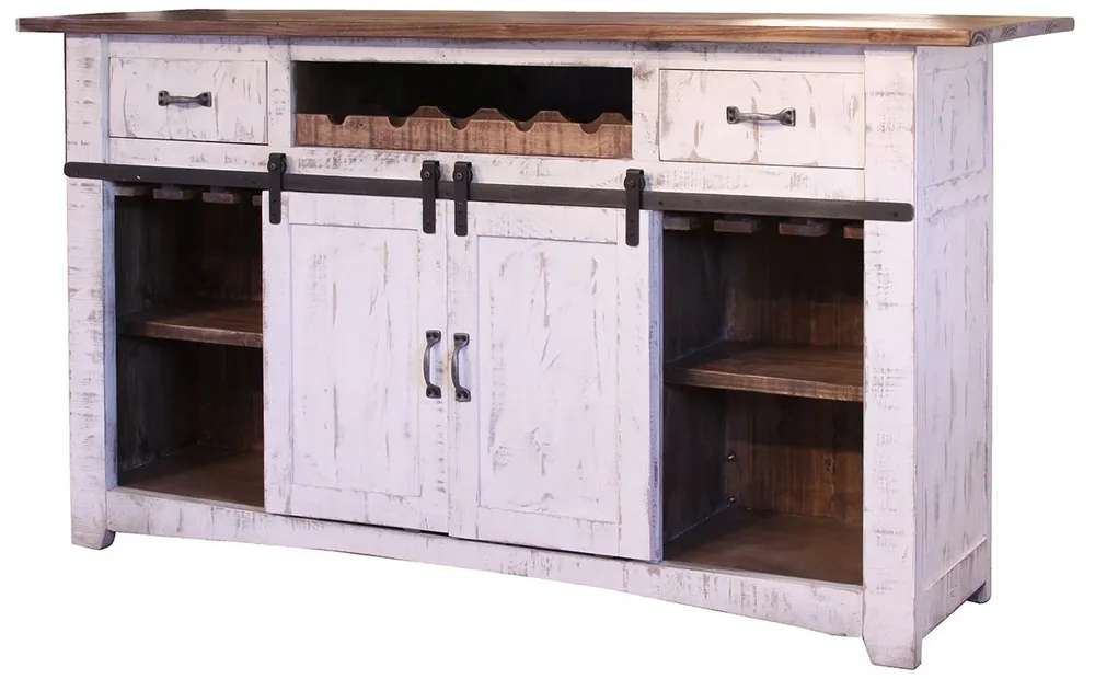 Int'l Furniture Pueblo White Bar