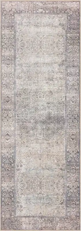 Loloi Wynter Rug in Gray - 2.6 x 7.6