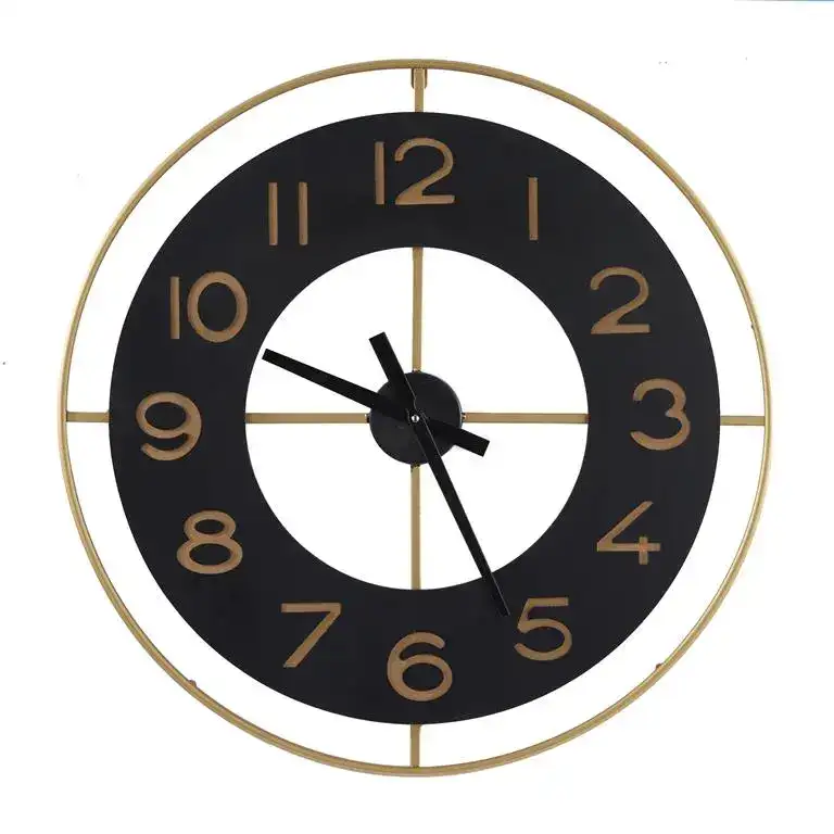 Deco Marché 28" Gold Wall Clock
