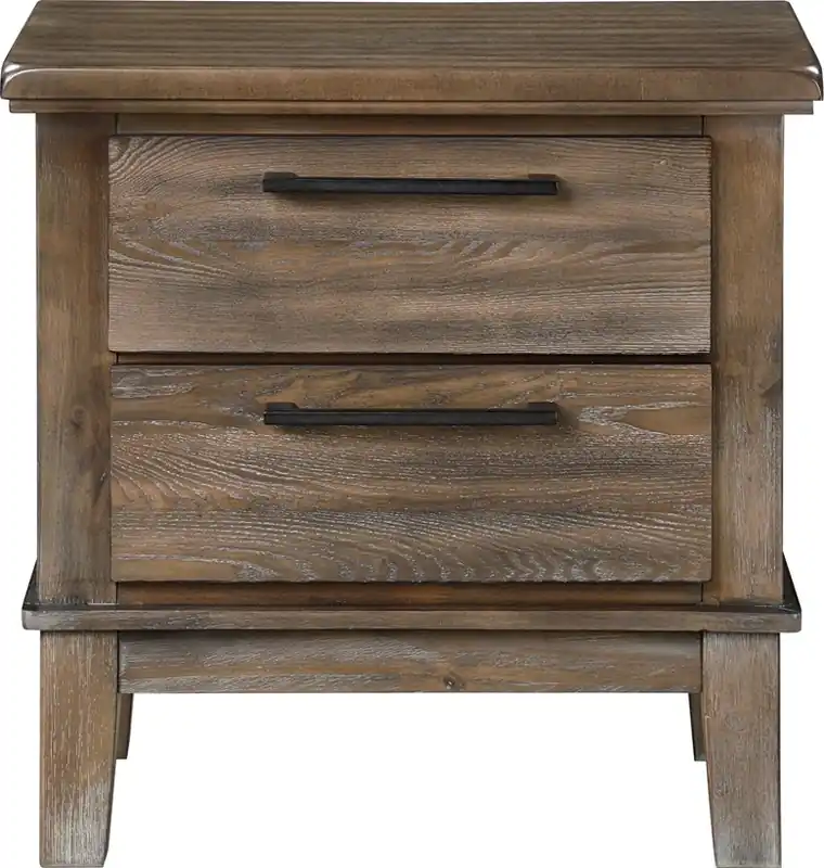 New Classic Cagney Vintage Gray Nightstand