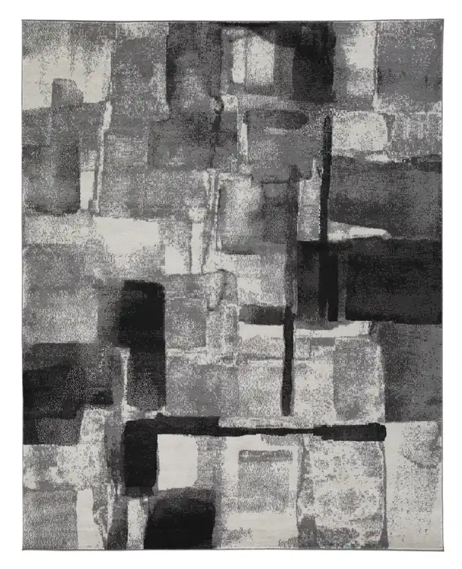 Ashley Brycebourne Rug in Gray - 5.3 x 7.3
