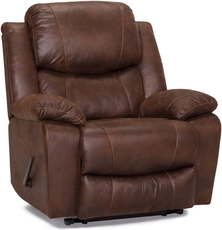 Franklin Titan Big Man Rocker Recliner in Cocoabean